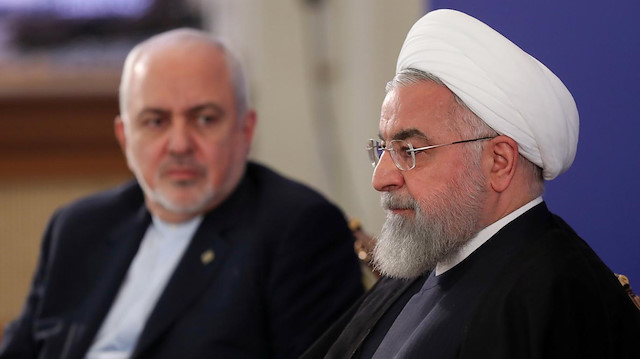 İran Cumhurbaşkanı Hasan Ruhani ve İran Dışişleri Bakanı Cevad Zarif