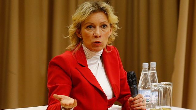 Rusya Dışişleri Bakanlığı Sözcüsü Mariya Zaharova.
