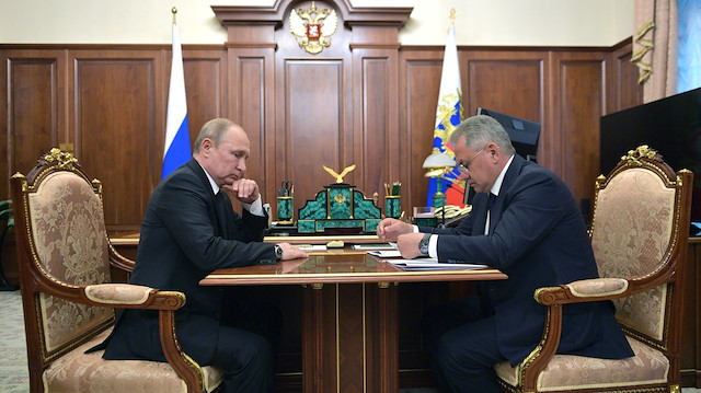 File photo: Vladimir Putin and Sergey Shoygu 