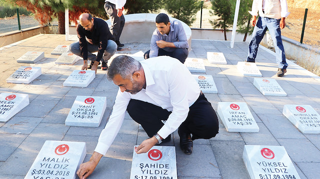 Hiyan aşireti, PKK'nın katlettiği aile üyeleri için şehitlik yaptırdı. Aşiret, 33 yılda teröre toplamda 59 şehit verdi.