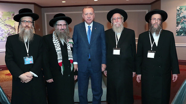 أردوغان يستقبل وفد حركة اليهود المناهضين للصهيونية في نيويورك