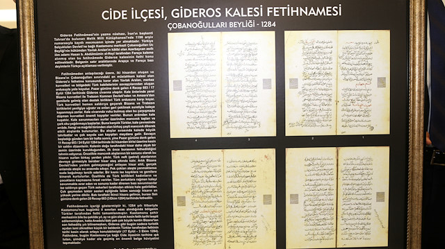 Cide'nin 735 yıllık fetihnamesi