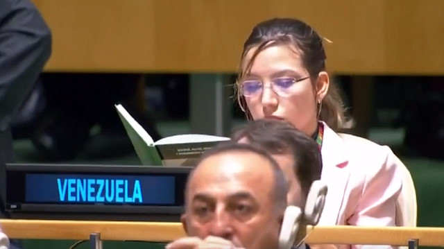 BM Genel Kurulu'na katılan Venezuela delegasyonu