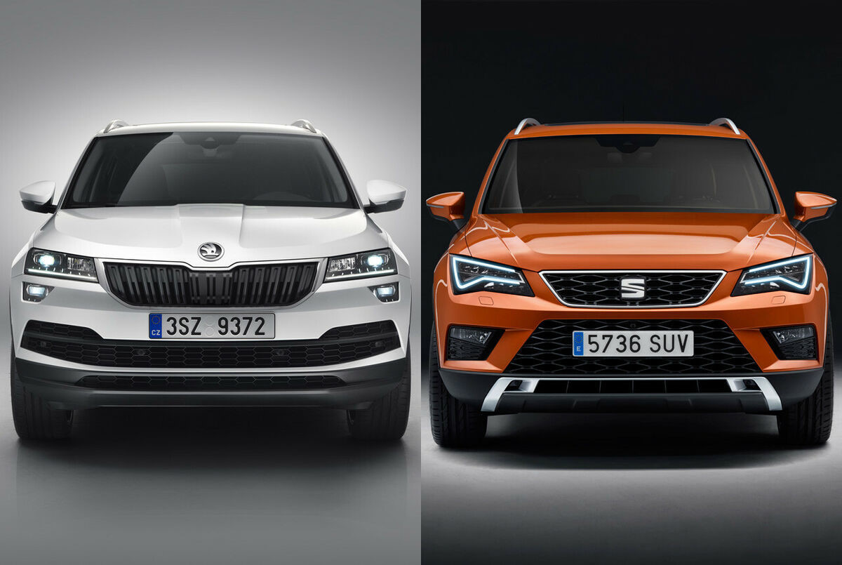 Volkswagen'in Türkiye'de kuracağı fabrikada üretmeyi planladığı Skoda'nın Karok ve Seat'ın Ateca modeli.