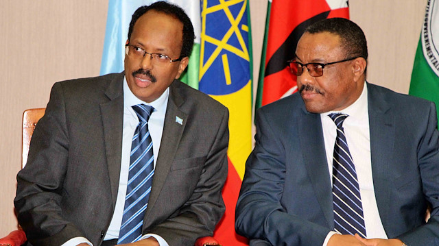 Somali President Mohamed Abdullahi Mohamed & Kenyan President Uhuru Kenyatta