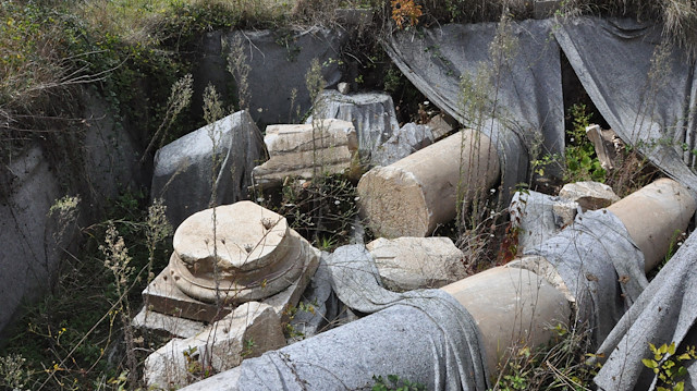  Amastris’in tapınak kalıntıları.