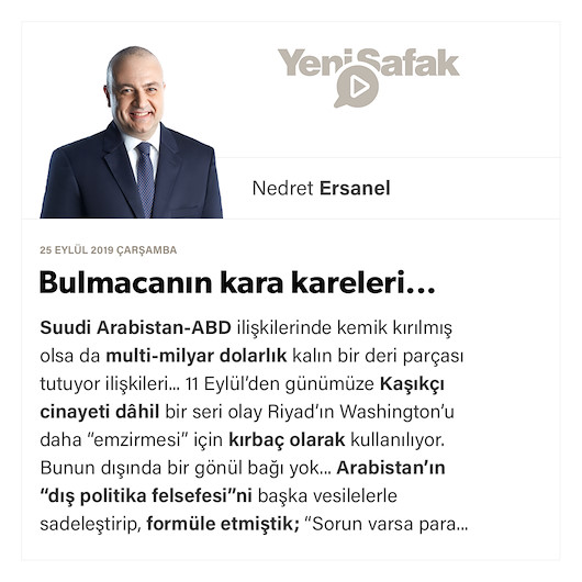 Bulmacanın kara kareleri...