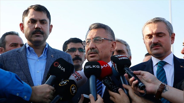 Cumhurbaşkanı Yardımcısı Fuat Oktay, İstanbul'da büyük korkuya sebep olan depreme ilişkin açıklamalarda bulundu.