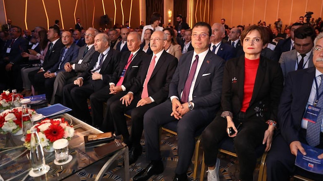 Konferansa CHP Genel Başkanı Kılıçdaroğlu, İBB Başkanı Ekrem İmamoğlu gibi isimler katıldı.