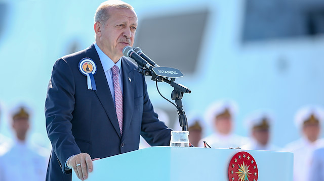 President of Turkey Recep Tayyip Erdogan in Istanbul  