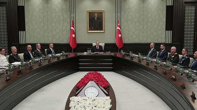 Cumhurbaşkanı Recep Tayyip Erdoğan başkanlığında düzenlenen MGK toplantısı sona erdi. (Arşiv)
