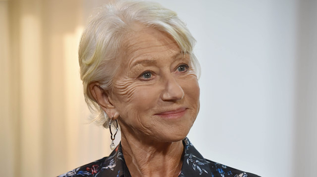 Dame Helen Mirren appears on BBC TV's The Andrew Marr Show in Salford, Manchester, Britain, September 29, 2019.
