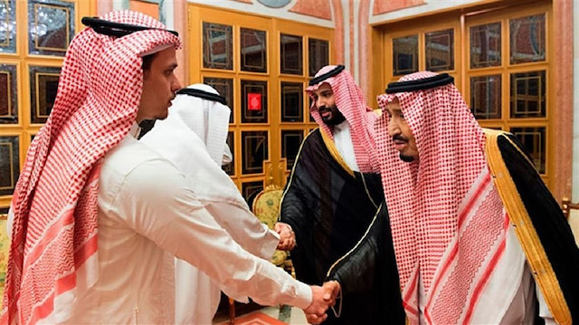 File photo: Salah Khashoggi received by King Salman and Crown Prince Muhammad Bin Salman