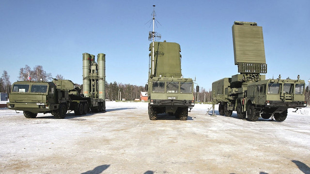 Rus S-500 hava savunma füze sistemi.
