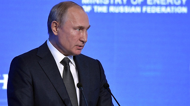 Putin, Rusya Enerji Haftası konferansındaki konuştu.