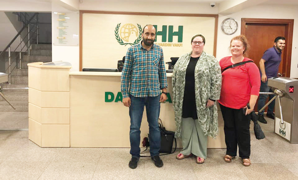 Ann Due Hermannsen'ın İHH ziyareti