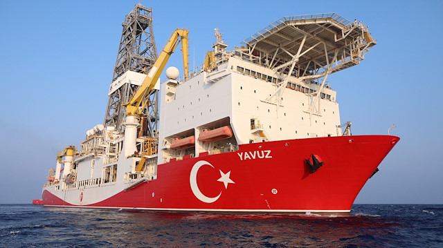 Yavuz sondaj gemisi Doğu Akdeniz'de yeni görevine başladı.