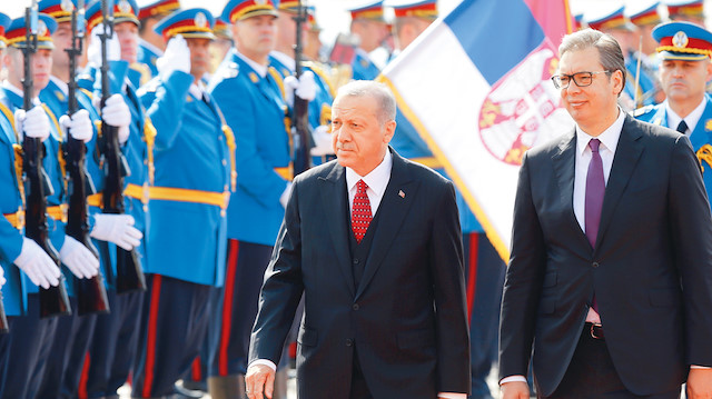 Cumhurbaşkanı Erdoğan - Sırbistan Cumhurbaşkanı Aleksandar Vucic