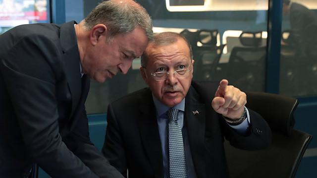 Milli Savunma Bakanı Hulusi Akar - Başkomutan Recep Tayyip Erdoğan
