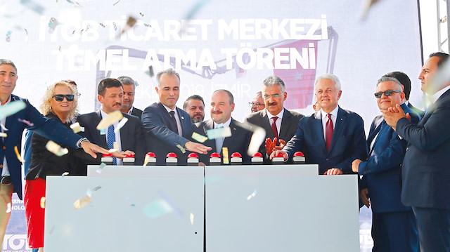 İzmir Tekeli Organize Sanayi Bölgesi (İTOB) Ticaret Merkezi Temel Atma Töreni