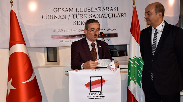 انطلاق أول معرض تشكيلي لبناني تركي