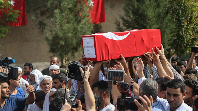 Funeral ceremony held for baby martyred by PKK terrorists