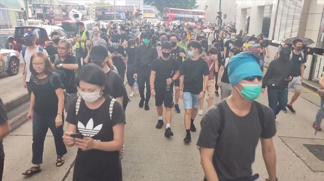 بالأقنعة.. مظاهرات احتجاجية في هونغ كونغ