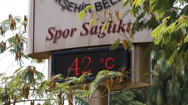 Adana'da termometreler 42 dereceyi gösterdi.