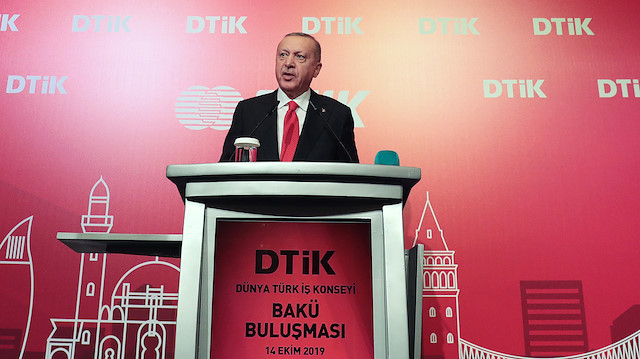 Turkish President Recep Tayyip Erdogan in Azerbaijan  