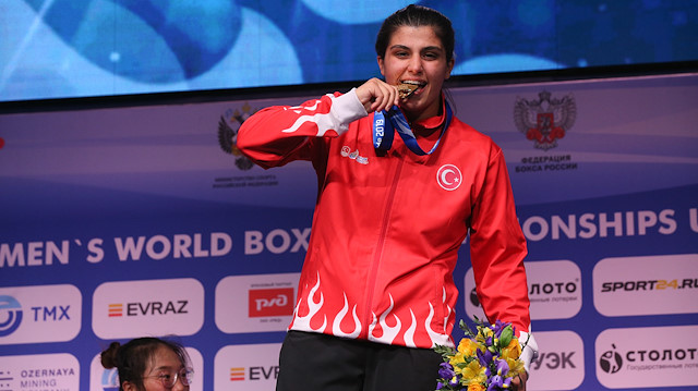 Turkish boxer Busenaz Surmeneli wins gold medal

