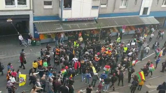 Supporters of the PKK terror group attack a market in Germany