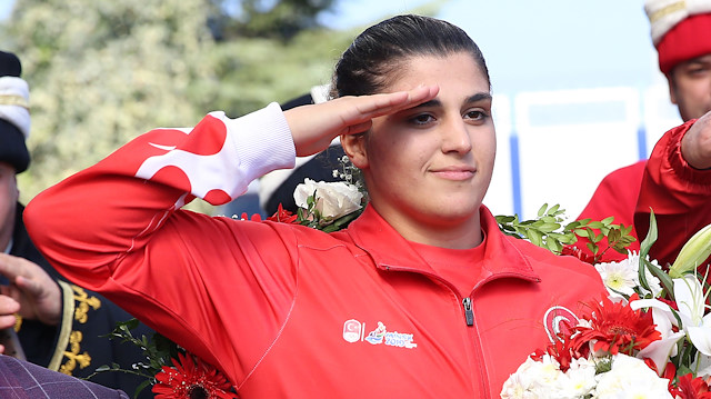 Turkish female boxer Busenaz Surmeneli