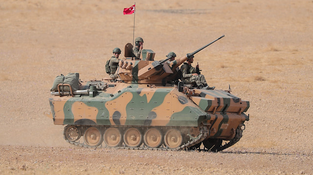 Türk Silahlı Kuvvetleri Münbiç cephesinde.