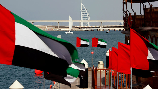 File photo: United Arab Emirates (UAE) flags are seen in Dubai