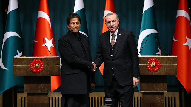 File photo: Turkish President Erdogan and Imran Khan