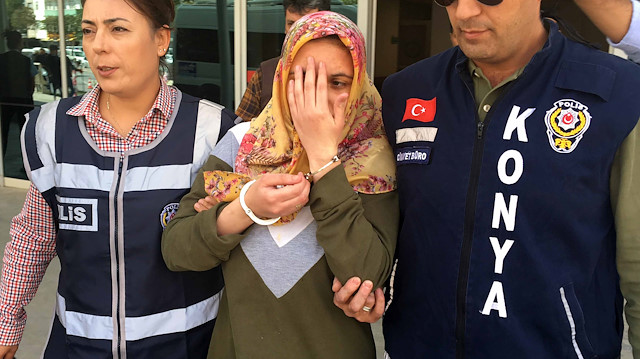 Bebeğini boğarak öldüren Fatma Kaynak, tutuklanarak cezaevine gönderildi.
