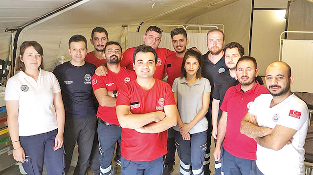 Barış Pınarı Harekâtı'na katılan Sağlık Bakanlığı ekipleri
