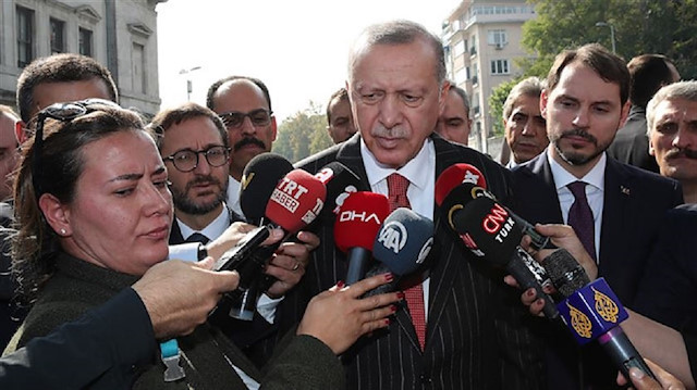 أردوغان: "نبع السلام" ستتواصل بحزم إذا لم تلتزم واشنطن بوعودها 
