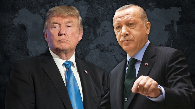 ABD Başkanı Trump ve Cumhurbaşkanı Erdoğan.