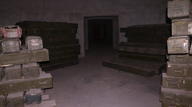 قوات "نبع السلام" تعثر على مستوع أسلحة للإرهابيين في "رأس العين"