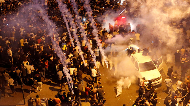 Police fire tear gas to disperse demonstrators in Lebanon
