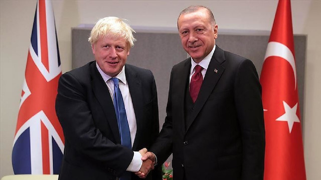 أردوغان وجونسون يبحثان العلاقات الثنائية وقضايا إقليمية