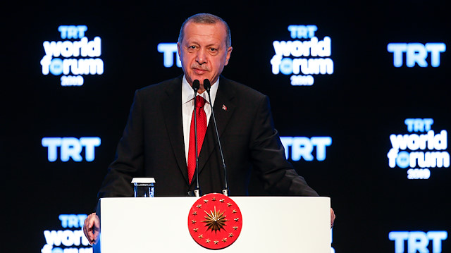 Türkiye Cumhurbaşkanı Recep Tayyip Erdoğan TRT World Forum'da konuştu.  