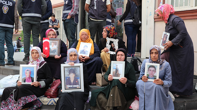  Families protest YPG/PKK terrorists