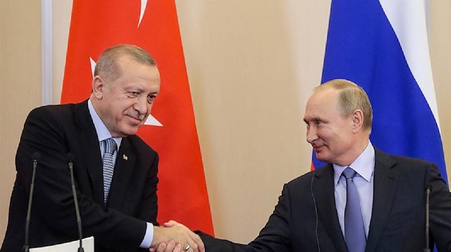Turkish President Recep Tayyip Erdoğan and his Russian counterpart Vladimir Putin