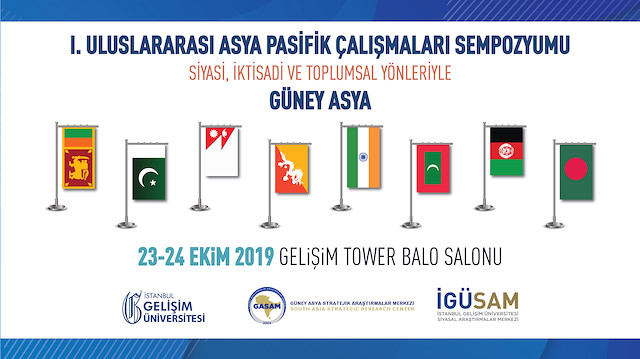 A symposium on South Asia began in Istanbul Gelisim University.