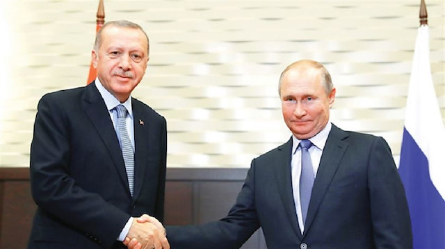 Recep Tayyip Erdoğan and Vladimir Putin 