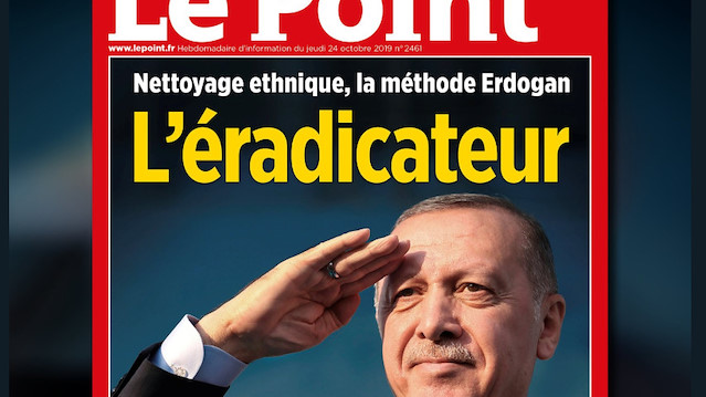 Dergi kapağında Erdoğan hakkında küstah ifadelere yer verdi.
