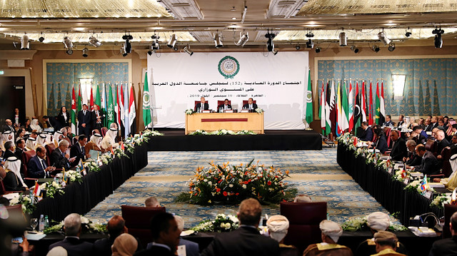 Arab foreign ministers and delegation members attend the annual Arab League meeting in Cairo, Egypt September 10, 2019. REUTERS/Mohamed Abd El Ghany  