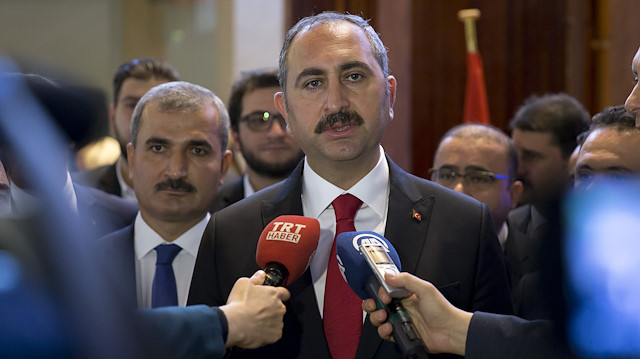 Adalet Bakanı Abdülhamit Gül açıklamada bulundu.